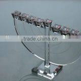 U Shape 9 Sticks Crystal Candle Holder thumbnail-1