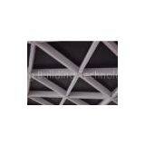 Decorative Triangle Suspended Metal Ceiling Grid Grille / Clearance Drop Ceiling Sound Absorbing thumbnail-1