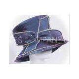 Purple Gorgeous Ladies' Church Hats , Stunning Diamond Chains For Normal Day thumbnail-1