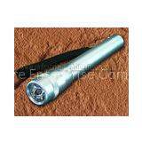 5pcs White Aluminum Torch Led Rechargeable Flashlight With 14000MCD / Led