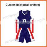 Runtowell 2013 custom high quality basketball uniforms / basketball team uniforms jersey / design basketball uniform
