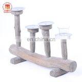 Wholesale Romantic Garden Beautiful Wood Candle Stand thumbnail-1