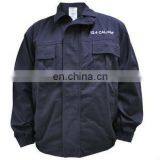Canvas Anti Flame Worker Jackets/navy Blue Work Jackets for Men/quilted Work Wear Jacket thumbnail-1
