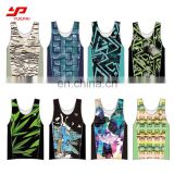 High Quality Wholesale Breathable Custom Sublimated Training Gym Womens Mens Tank Top