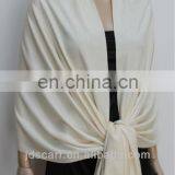 velvety 100% viscose flake white scarf