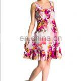 Cheper Range High Quanlity Hot Selling Fashionable Tunic for Women Sleeveless Cotton Printed Tunics thumbnail-1