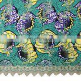 Nigeria New Fashionable Fabric Print Wax Mix Guipure Lace Fabric thumbnail-2