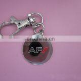 Promotion Round Metal Keychain Embossed Enamel thumbnail-3