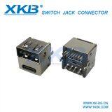 Double-layer Usb-c Socket/type-c Mother Seat +USB Double-sided Insert. thumbnail-2