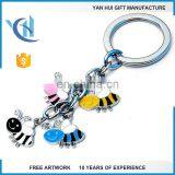 Multicolor Metal Charming Crystal Zodiac Charms Keychain thumbnail-6