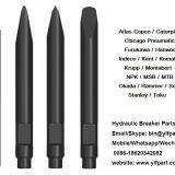 hydraulic rock breaker parts chisel moil point for machine repair service NPK H10XB,H11X,H12X,H15X,H16X,H18X,H20X,GH5,GH6,GH10,GH12,GH15