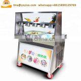 Fruit Fried Ice Cream Roll Machine Fry Flat Pan Ice Cream Machine thumbnail-3