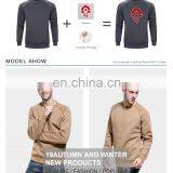 Manufacturer Custom Logo Unisex Mens Womens Oversized Plain Blank Pullover Hoodie Sweatshirt thumbnail-2