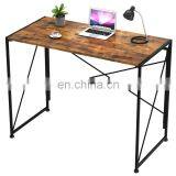 Simple Student Study Writing Desk With Folding Metal Legs Home Use Computer Office Desk Cheap Price thumbnail-3