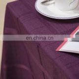 Superior Quality Promotional Purple Jacquard Tablecloth Decoration Recycled Rectangular Table Cloth Wedding for Dining Party thumbnail-3