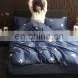 2020 Summer Hot Selling Cooling Material Washed Silk Polyester Luxury Pillow Cases Duvet Cover Bed Sheets 4pcs Bedding Set