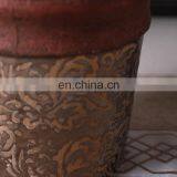 Latest Arrival Garden Succulent Planter Custom Logo Cheap Antique Porcelain Flower Pots for Home thumbnail-3