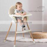 Multifunction Height Adjustable Baby Dining Chair Children Play Chair High Chair thumbnail-6