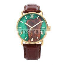 BOBO BIRD Wood Resin Watches for Men Luxury Brand Quartz Wristwatches Leather Band Male Clock Simple Watch Gifts Dropshipping thumbnail-1