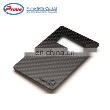 Custom Business Card Shaped Carbon Fiber Bottle Opener thumbnail-5