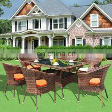 Wholesale Balcony Simple Outdoor Courtyard Rattan Table and Chair Rattan Outdoor Patio Furniture Rattan Outdoor Furniture thumbnail-3
