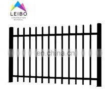 Welded Black Garden Fence Aluminum Small Villa Border Outdoor Panels Aluminum Decorative Metal Garden Fences Classic Style Fence