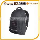 waterproof solar panel dynamo school bag