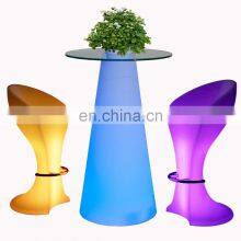 Coffee Shop Hotel Led Bar Furniture Cocktail Tables and Chairs Christmas Festival Party Light Led Bar Table Lamp