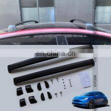 2022 Hot Sale Roof Bars for Tesla3 Y Aluminum Alloy Side Bars Cross Rails Roof Rack Luggage Carrier thumbnail-2