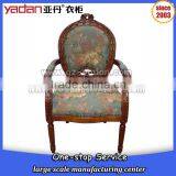 Solid Wood Hand Carved Antique Oval Back Dining Chair Wholesale thumbnail-6