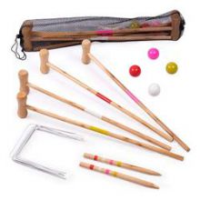 4 Player Croquet Game Set for Kids