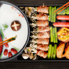 Mandarin Duck Hot Pot/Roast Pork and Rinse Roast Integrated Pot/Multi Functional Cooking Electric Hot Pot（Wechat:13510231336） thumbnail-3