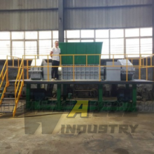 Plastic Metal Scrap Shredder Machine for Sale Price Manufacturer in China Two Shaft Shred Machine thumbnail-2