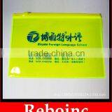 Eco-friendly Fashion Blue Transparent Pvc Stationery Bag for Children