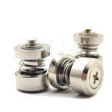 Low Profile Knob, Spring-Loaded –TypesPF30,PF31,PF32,PF50 PF60