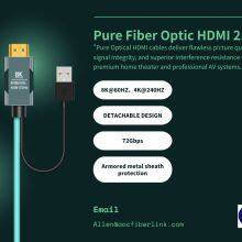 OEM Factory Wholesale 8K HDMI MPO Fiber Optic Extension Cable Kit-Detachable-300m-48Gbps thumbnail-3