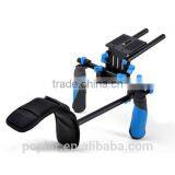 Poplar High Quality Dslr Rig Kit Support Mount Rig+Hand Grip+Follow Focus+Matte Box+C Shape Support +Top Handle For DV thumbnail-3