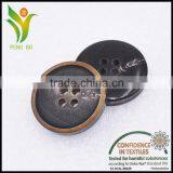 Charred Black Suit Real Buffalo Horn Buttons