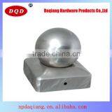 121x121mm Orbicular Shape Aluminum Fence Post Cap With Daqiang Supply