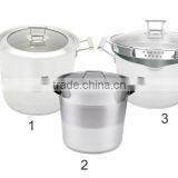 SA-12074A Stainless Steel Stockpot / Soup Pots / High Pots / Casserole for Induction Cooking Pots
