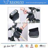 Waterproof Outdoor Mountain Bike Touch Screen Double Pouch Front Pannier Bag thumbnail-1