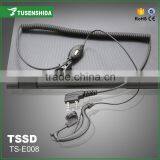 3.5mm Two Jacks Earphone Two Way Radio Headset Cheap Tensile Earpiece thumbnail-2