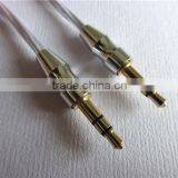 DC3.5M to DC3.5M Metal Transparent Cable