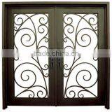 Top-selling Artistic Wrought Iron Double Gate thumbnail-1