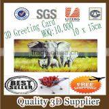 Guangzhou Lifeng 3d Greeting Card /christmas Greeting 3d Cards