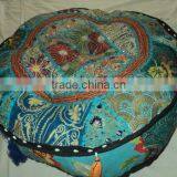 Cotton Patchwork Cushion Covers Puffs Ottoman-02