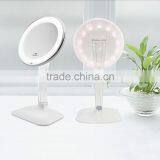 Led Desktop Standing Makeup Mirror Powerme Cosmetic Mirror