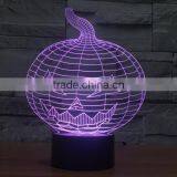 Pumpkin Shape Decorate in Hallowmas Novelty 3D Led Night Light Lamp Kids Baby Bedroom thumbnail-6