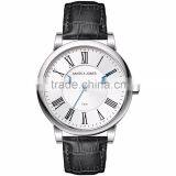2016 Shenzhen Stainless Steel Back Geneva Mens Watches Leather Band thumbnail-2