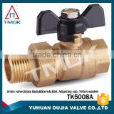 TMOK Full bore hdpe ball valve dn20 compression fitting ball valve for water meter hydraulic ball valve